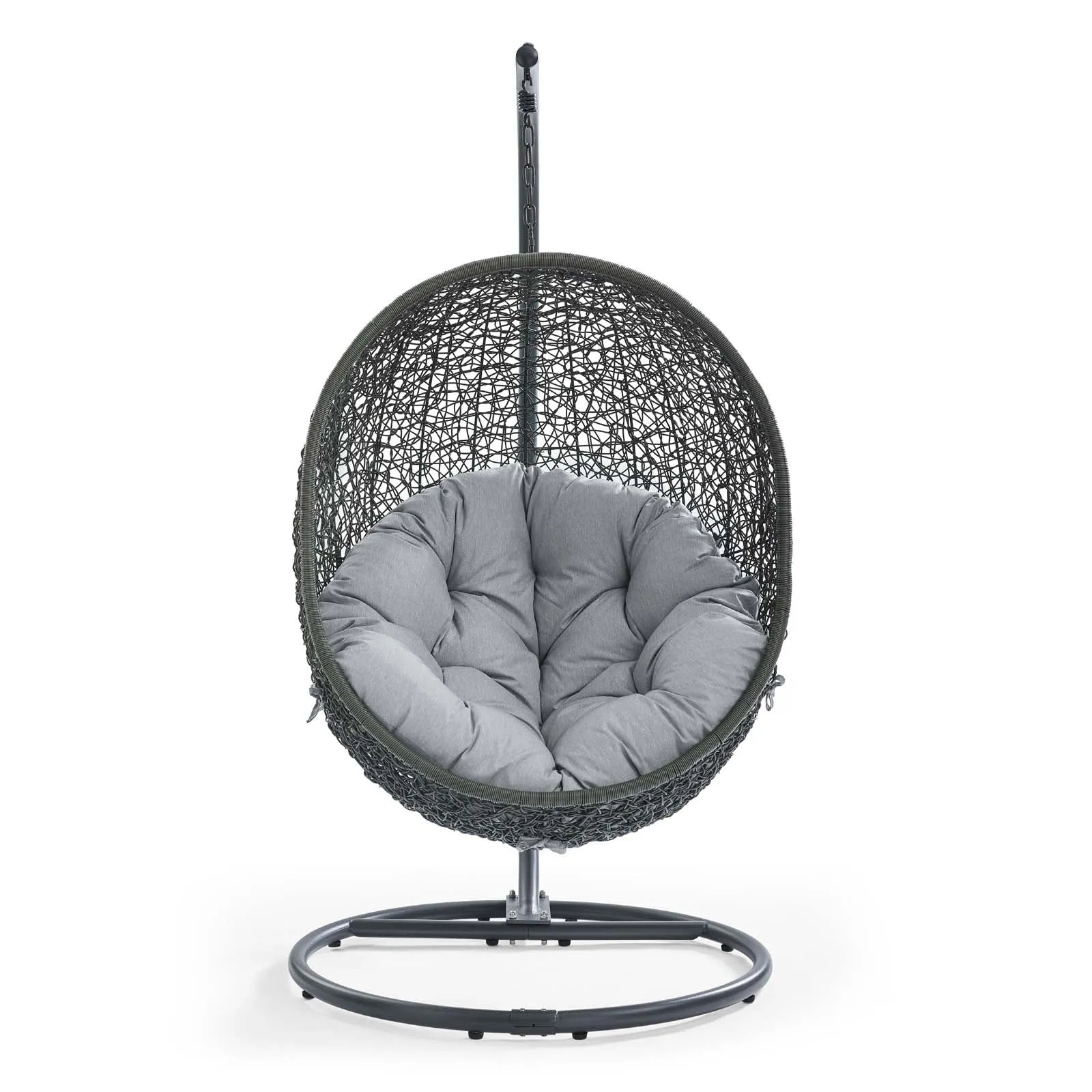 Hide Outdoor Patio Sunbrella® Swing Chair With Stand by Modway