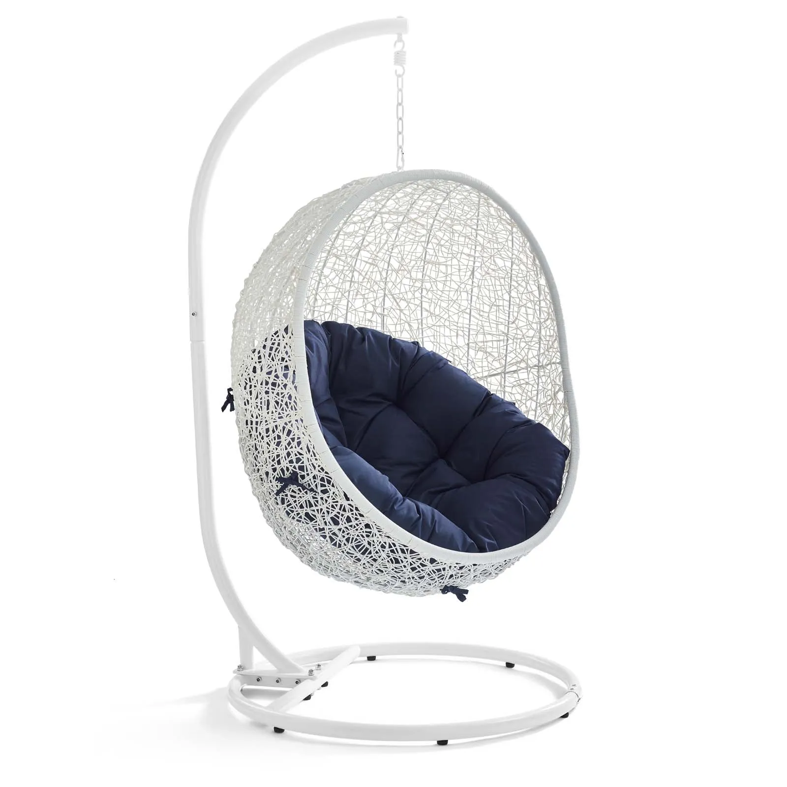 Hide Outdoor Patio Sunbrella® Swing Chair With Stand by Modway
