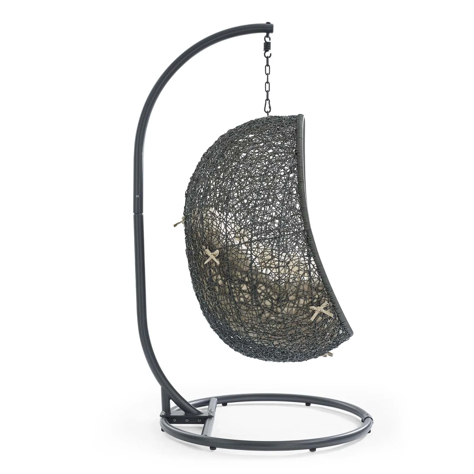 Hide Outdoor Patio Sunbrella® Swing Chair With Stand by Modway