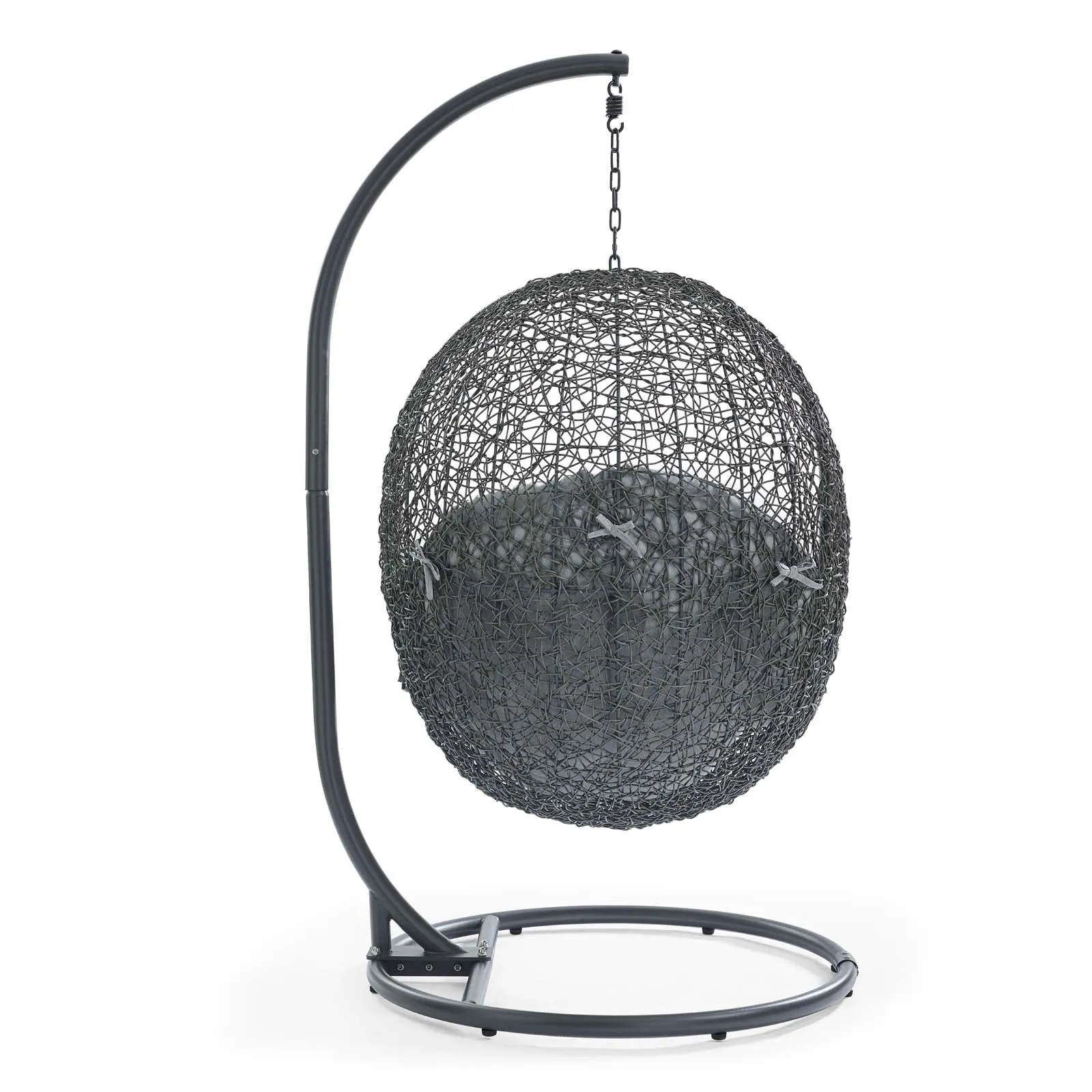 Hide Outdoor Patio Sunbrella® Swing Chair With Stand by Modway