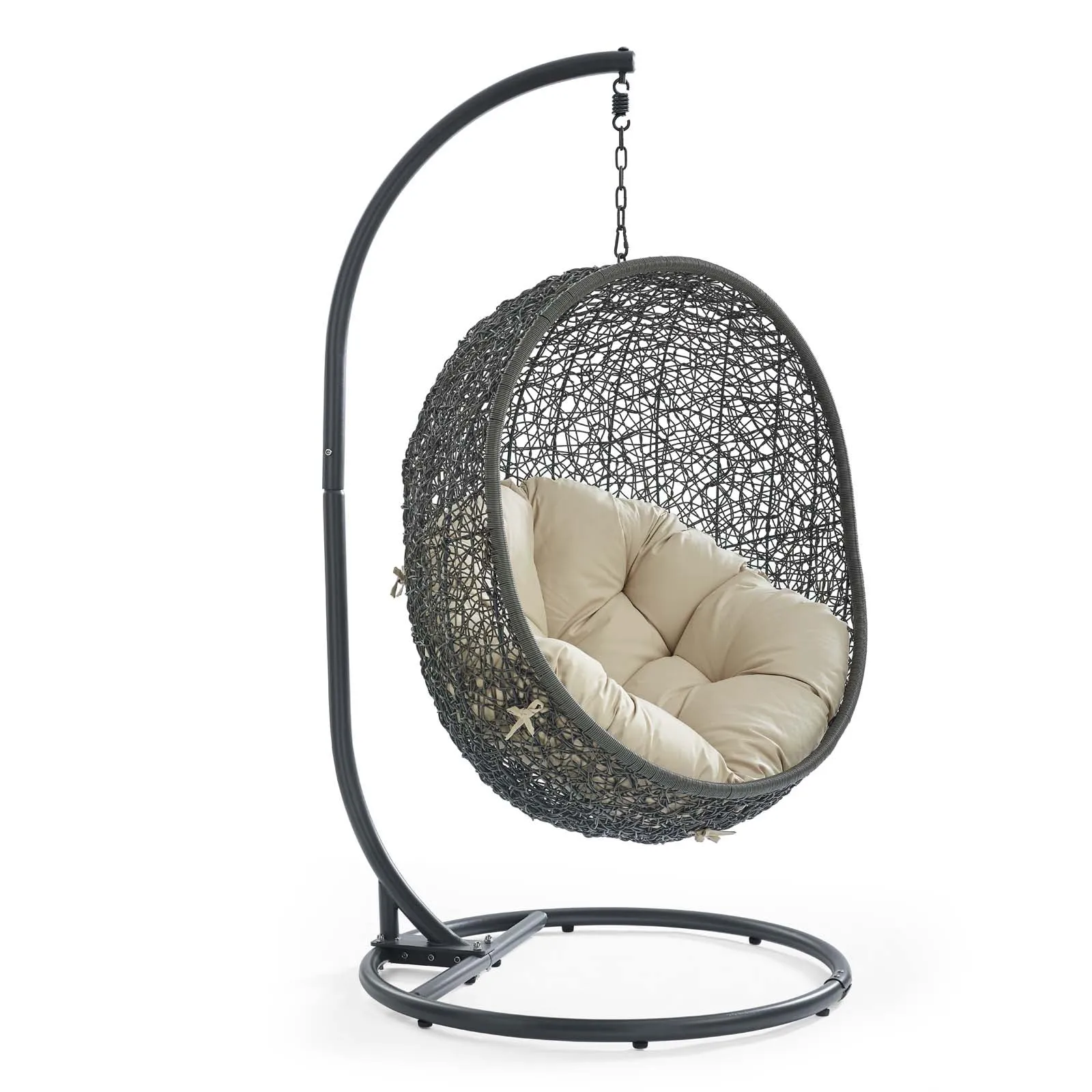 Hide Outdoor Patio Sunbrella® Swing Chair With Stand by Modway
