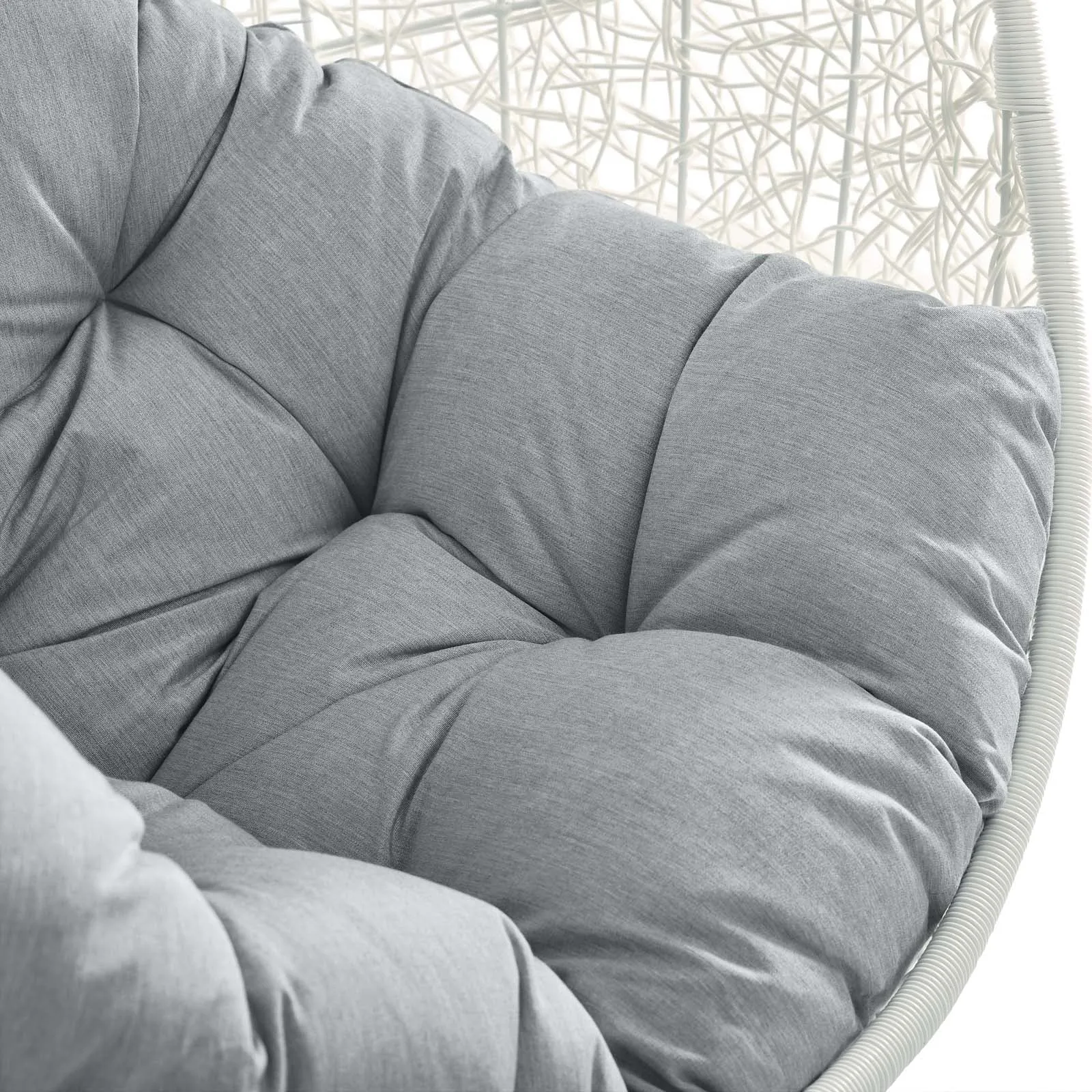 Hide Outdoor Patio Sunbrella® Swing Chair With Stand by Modway
