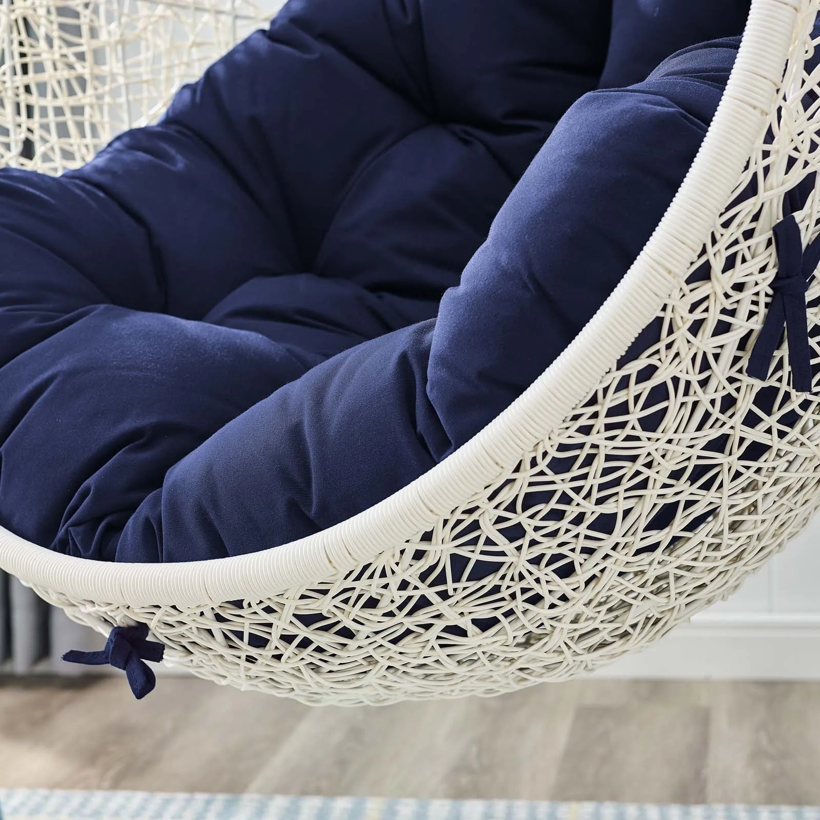 Hide Outdoor Patio Sunbrella® Swing Chair With Stand by Modway