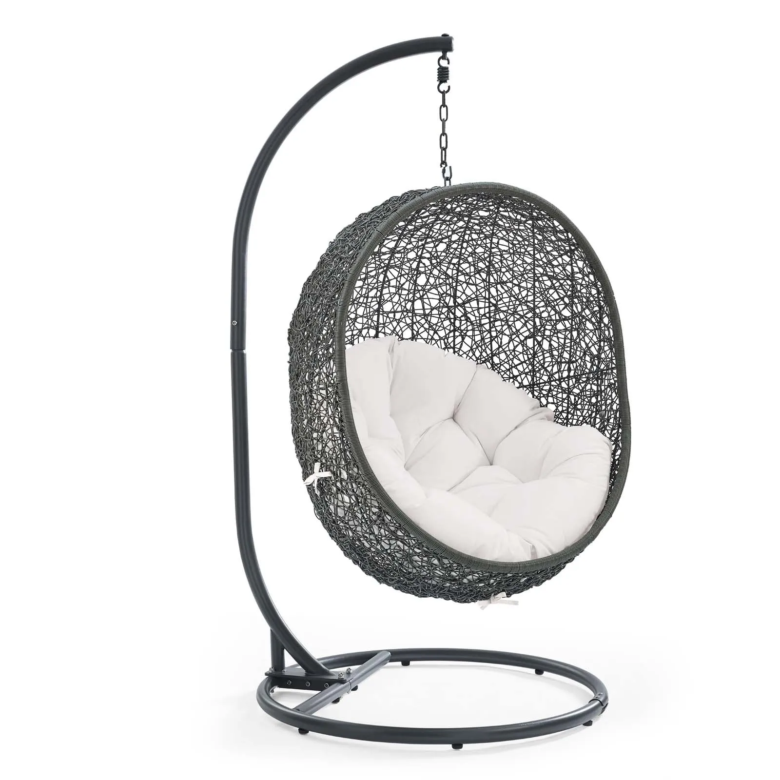 Hide Outdoor Patio Sunbrella® Swing Chair With Stand by Modway