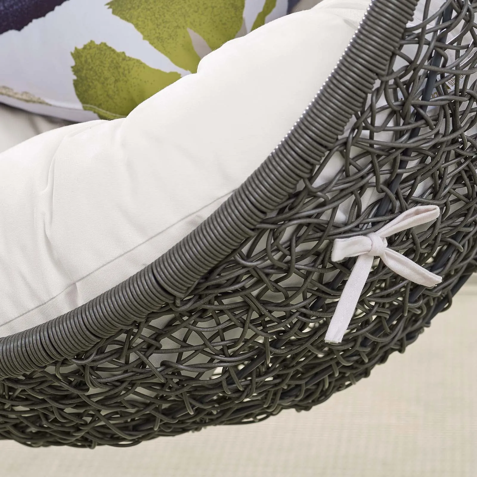 Hide Outdoor Patio Sunbrella® Swing Chair With Stand by Modway