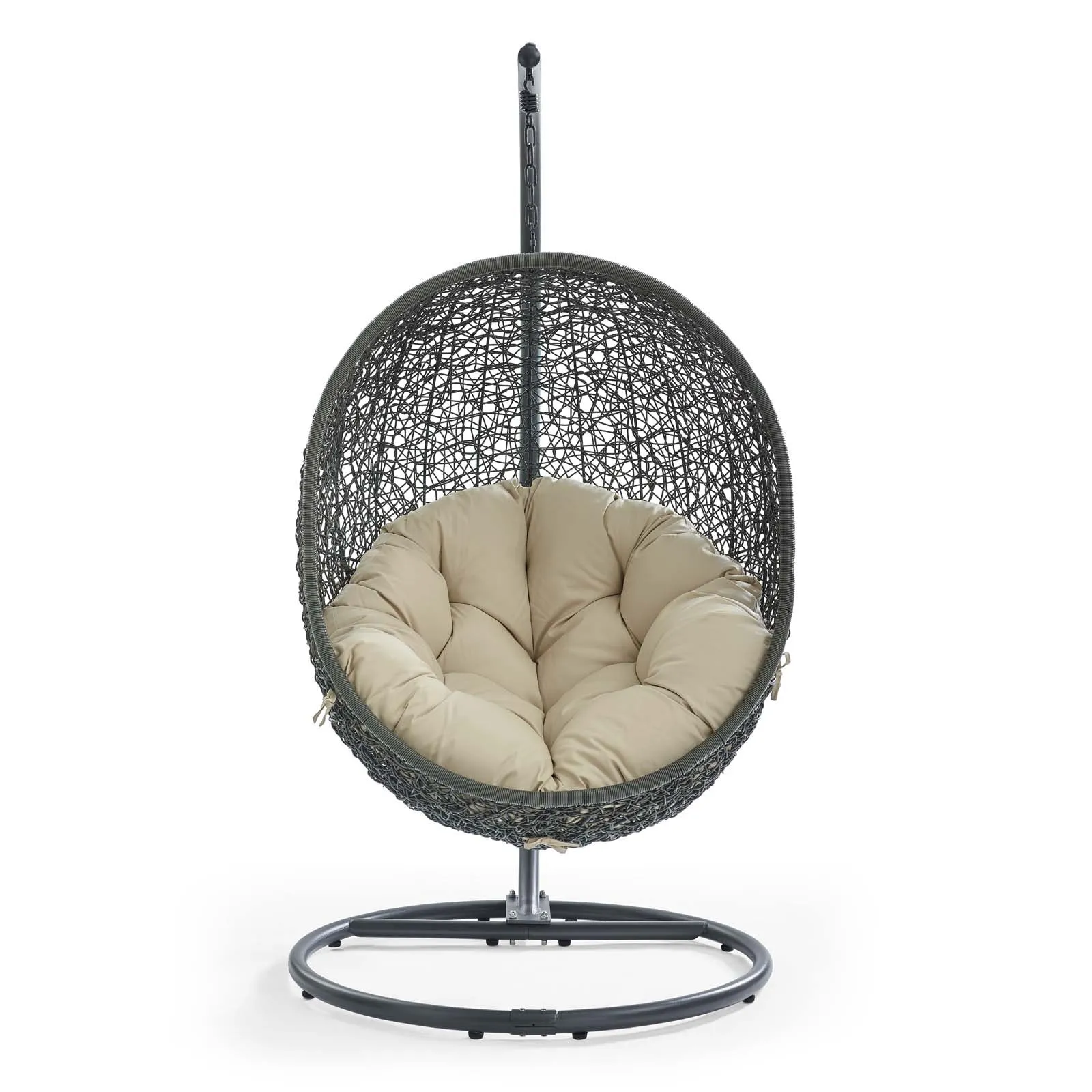 Hide Outdoor Patio Sunbrella® Swing Chair With Stand by Modway