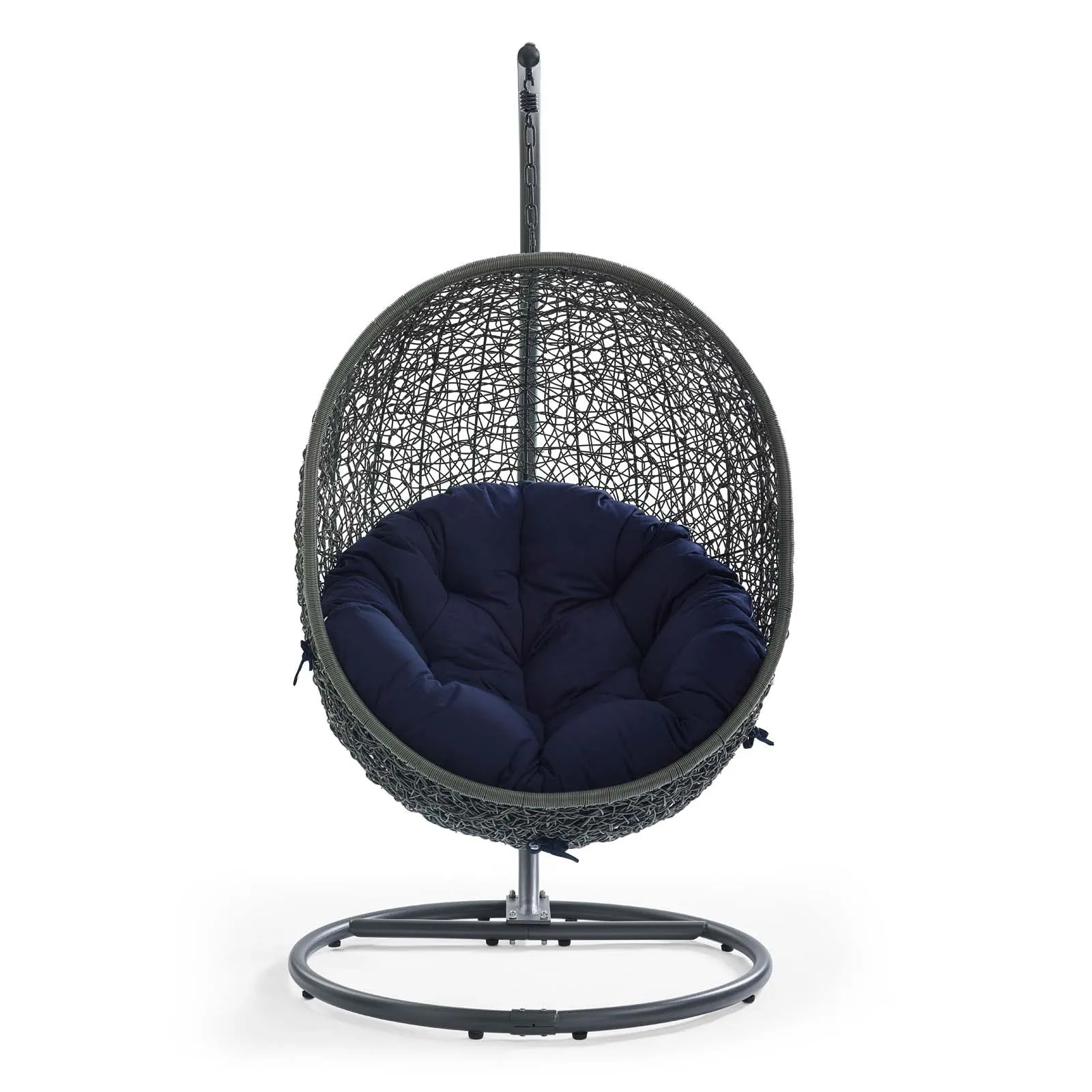 Hide Outdoor Patio Sunbrella® Swing Chair With Stand by Modway