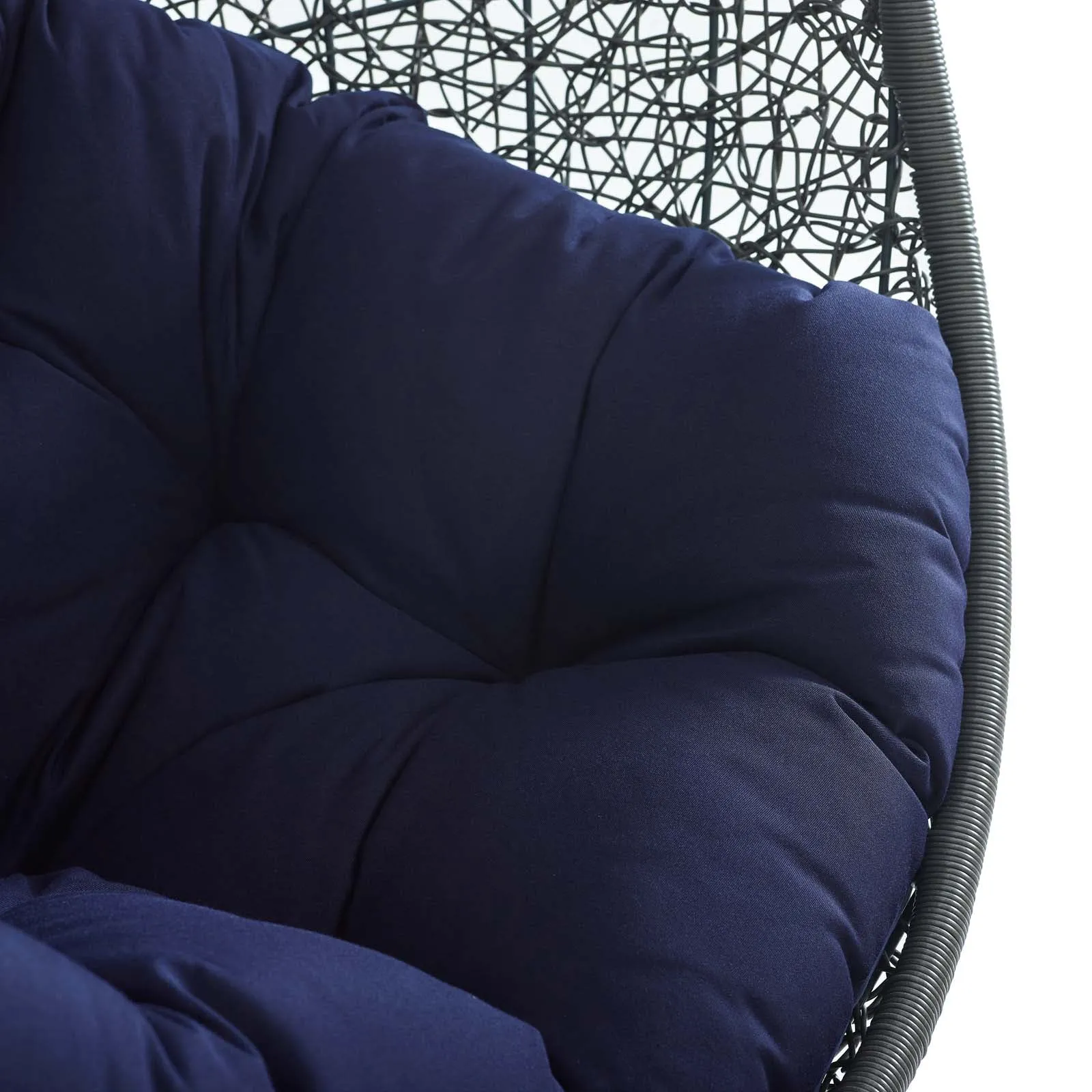 Hide Outdoor Patio Sunbrella® Swing Chair With Stand by Modway