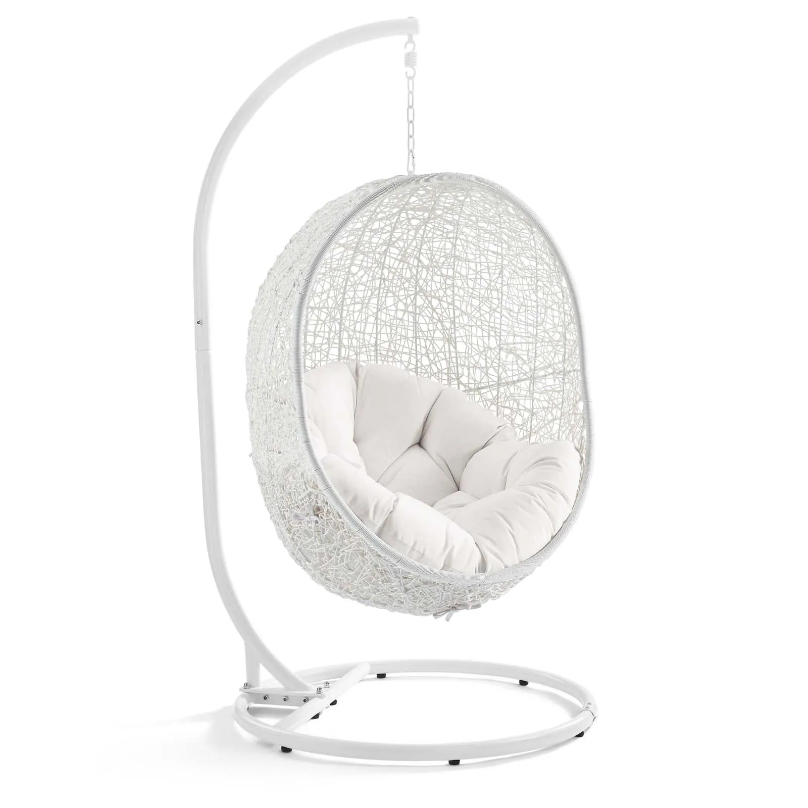 Hide Outdoor Patio Sunbrella® Swing Chair With Stand by Modway