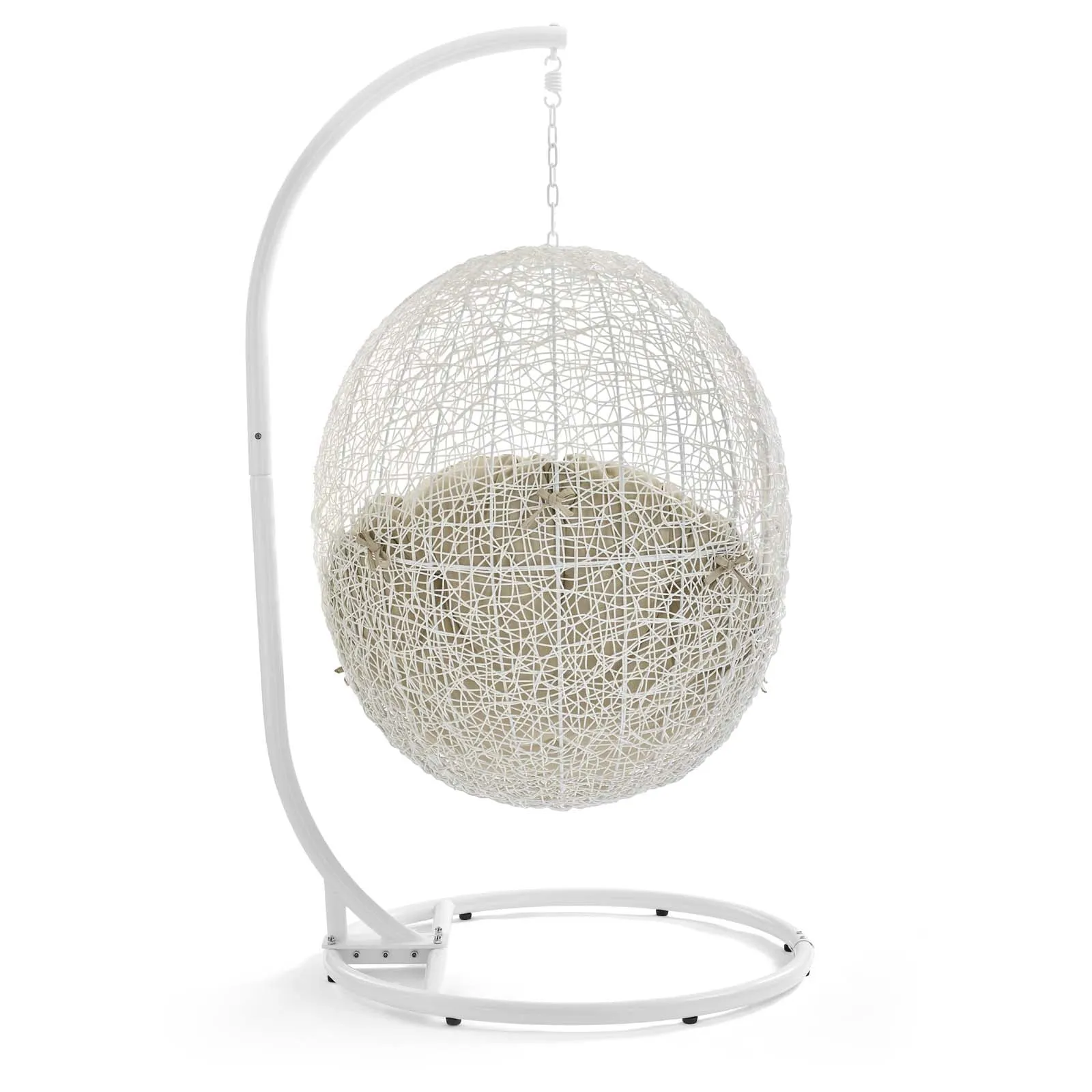 Hide Outdoor Patio Sunbrella® Swing Chair With Stand by Modway