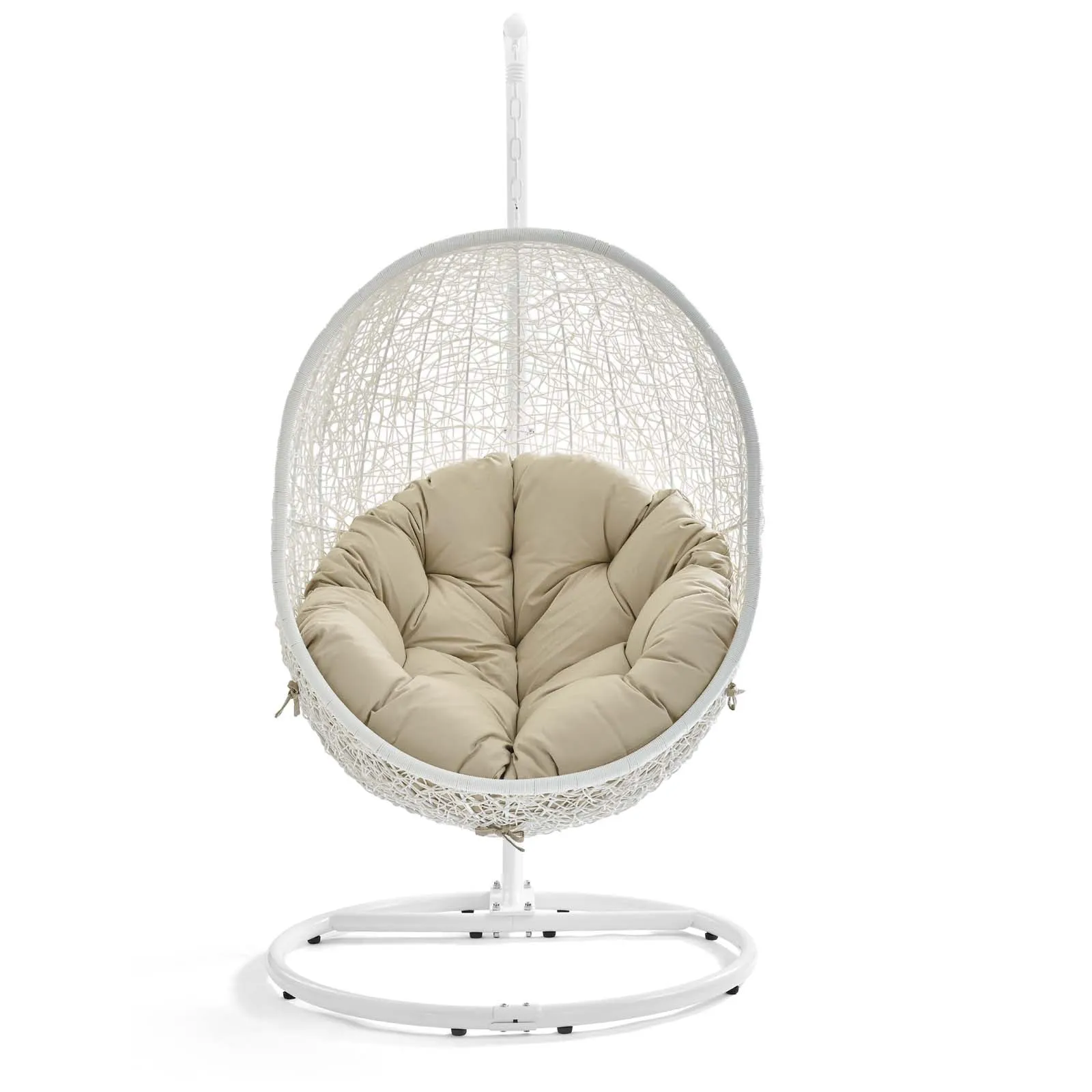 Hide Outdoor Patio Sunbrella® Swing Chair With Stand by Modway