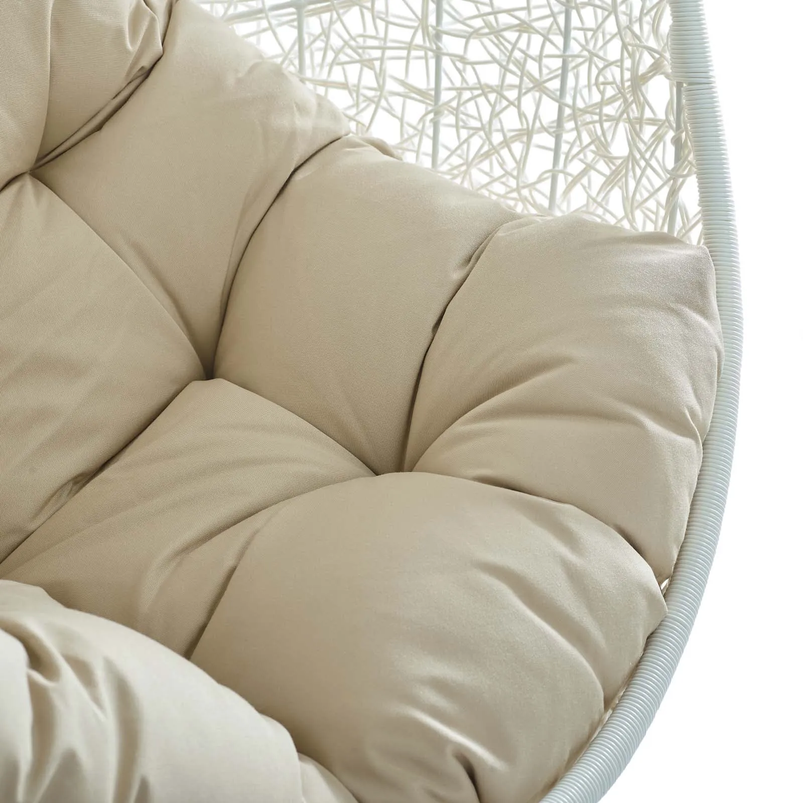 Hide Outdoor Patio Sunbrella® Swing Chair With Stand by Modway