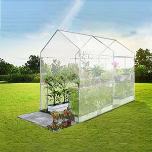 Instahut 3x4m Tarp Camping Tarps Poly Tarpaulin Heavy Duty Cover 135gsm Clear