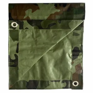 ITM MD-GT-CG-1012 10' Foot x 12' Foot Poly Camouflage Storage Tarp Cover - Quantity of 12