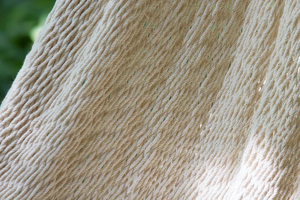 Ivory Cascade, Hand Woven  Rope Authentic Mexican Hammock - LImited edition