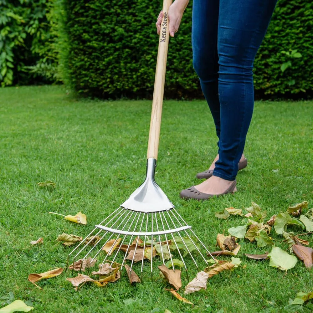Kent & Stowe Garden Life Stainless Steel Leaf Rake