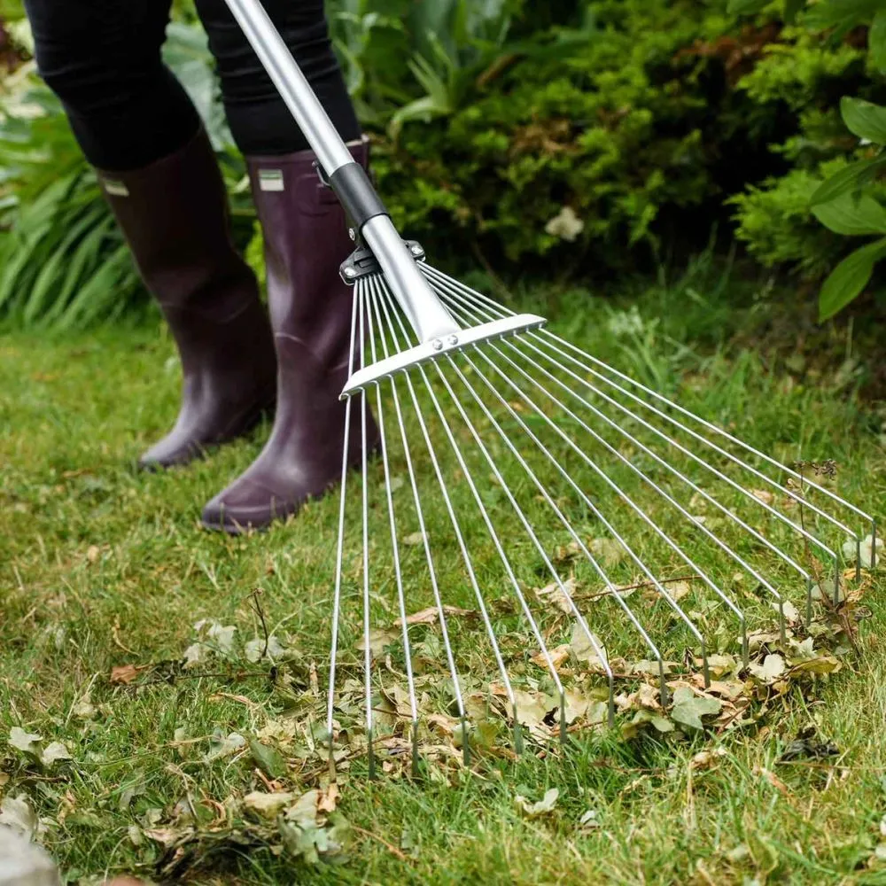 Kent & Stowe Garden Life Stainless Steel Leaf Rake