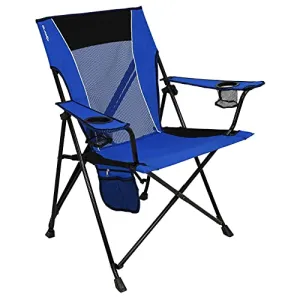 Kijaro Camping Chair, Dual Lock Feature, Arm Rest|Cushion Availability|Fol, Metal, Maldives Blue