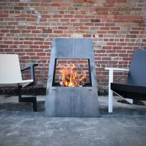 Maker Table 39" Chiminea - Outdoor Wood Burning