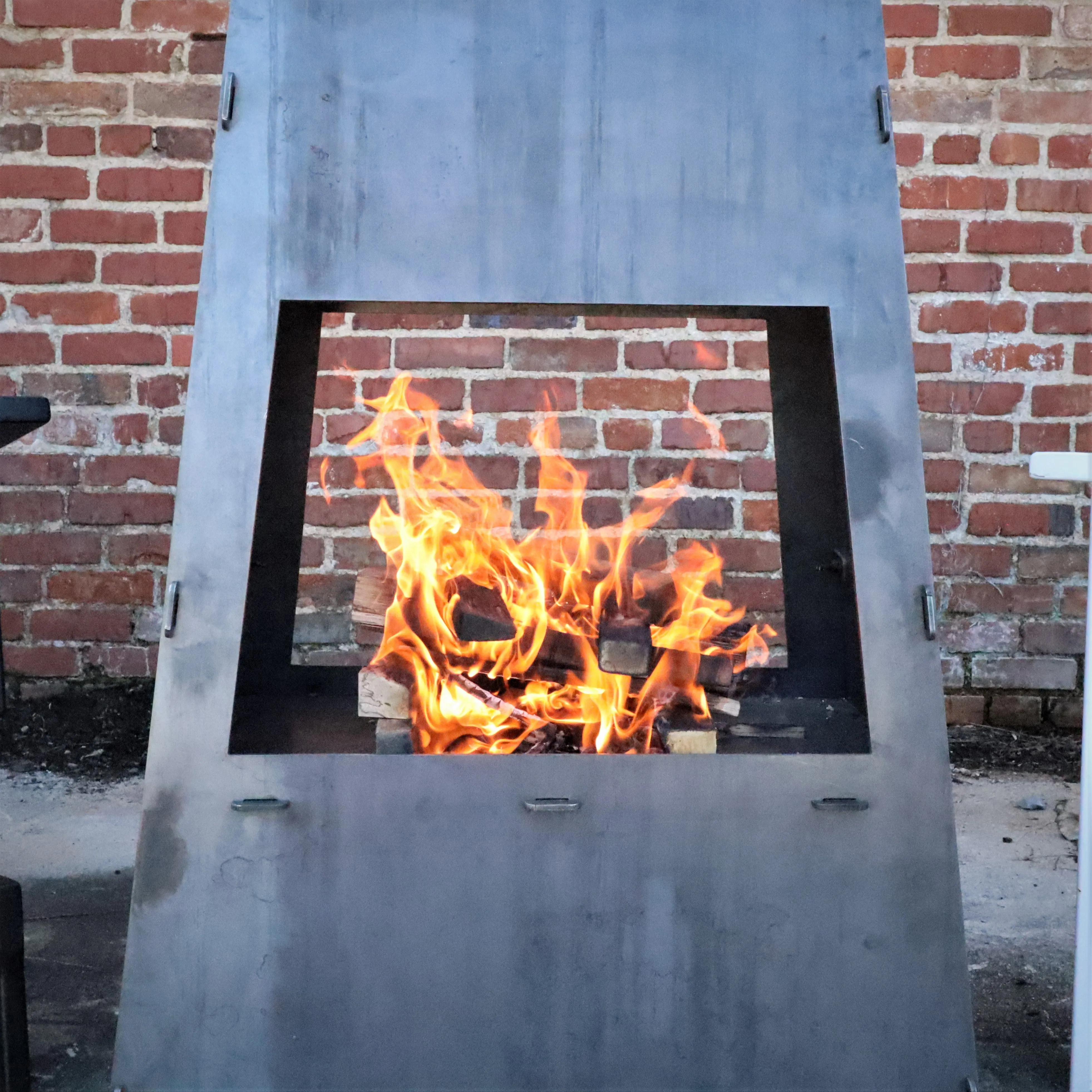 Maker Table 39" Chiminea - Outdoor Wood Burning