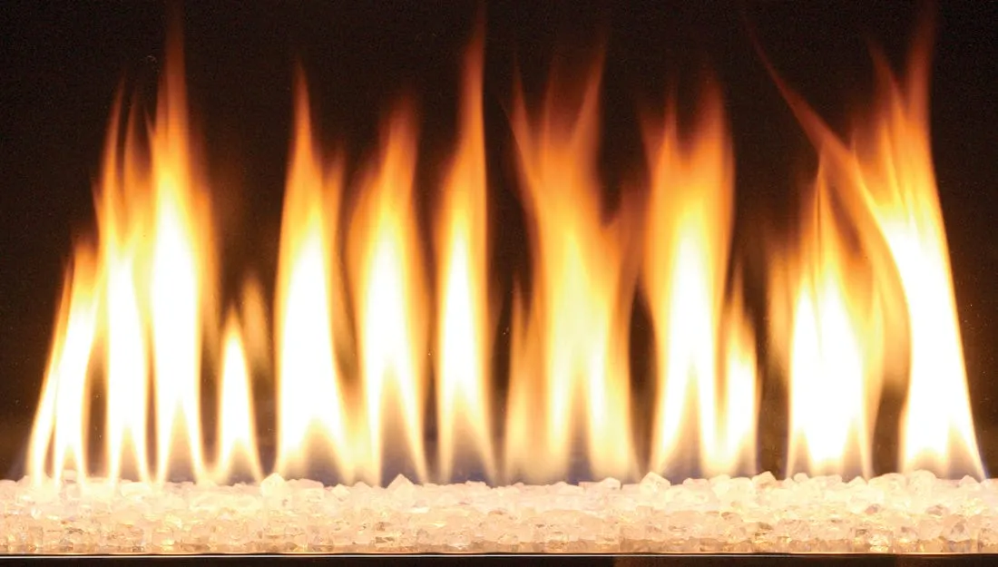 Marquis by Kingsman 1/2 inch White Glass for Fire Pits MQG5W