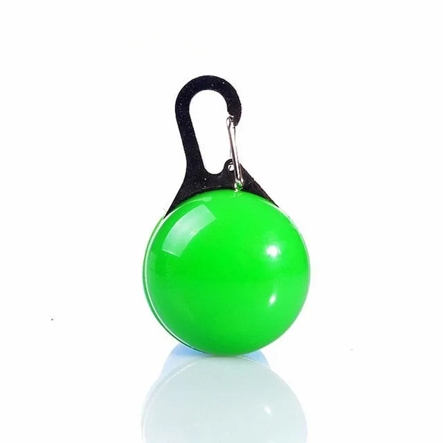 Mini LED Glowing Pendant Flashlight Dog Collar