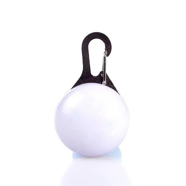 Mini LED Glowing Pendant Flashlight Dog Collar