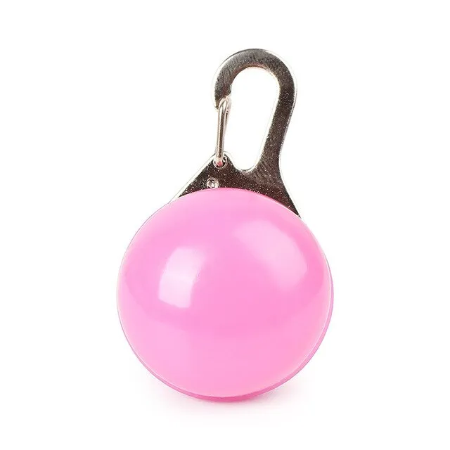 Mini LED Glowing Pendant Flashlight Dog Collar