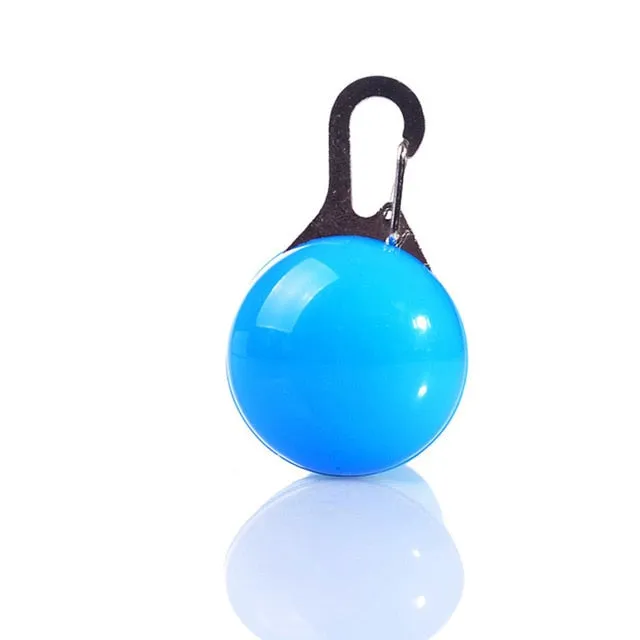 Mini LED Glowing Pendant Flashlight Dog Collar