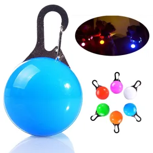 Mini LED Glowing Pendant Flashlight Dog Collar