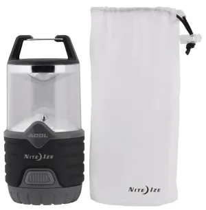 Nite Ize Radiant Series R400L-09-R8 Lantern, LED Lamp, White Light, Plastic, Gray :EA: QUANTITY: 1