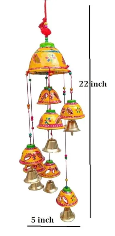 PANCHOLI UNIQUE Decorative Material treaditional Wall Hanging Orange