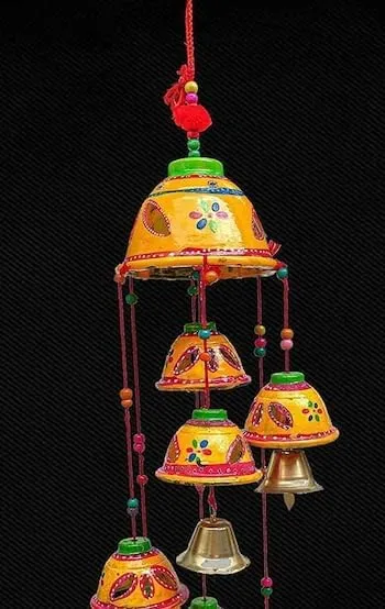 PANCHOLI UNIQUE Decorative Material treaditional Wall Hanging Orange