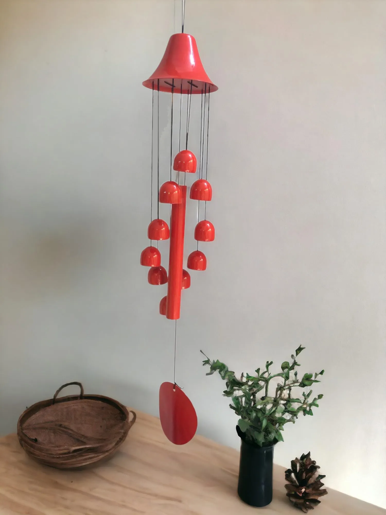 PARADIGM PICTURES 10 Bells Wind Chime for Home Decor Good Luck Gift Positivity Vastu Correction