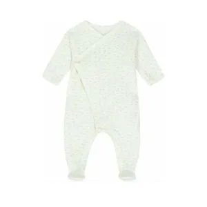 Petit Bateau Baby Side Snap Cloud Print Footie