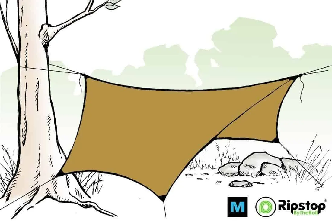 Pre-Cut HEX12 Ultralight Tarp Kit