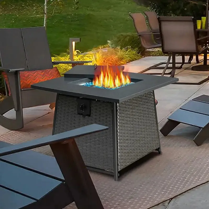 Propane Fire Pit Square Table