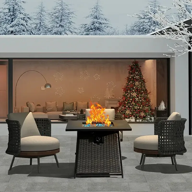 Propane Fire Pit Square Table