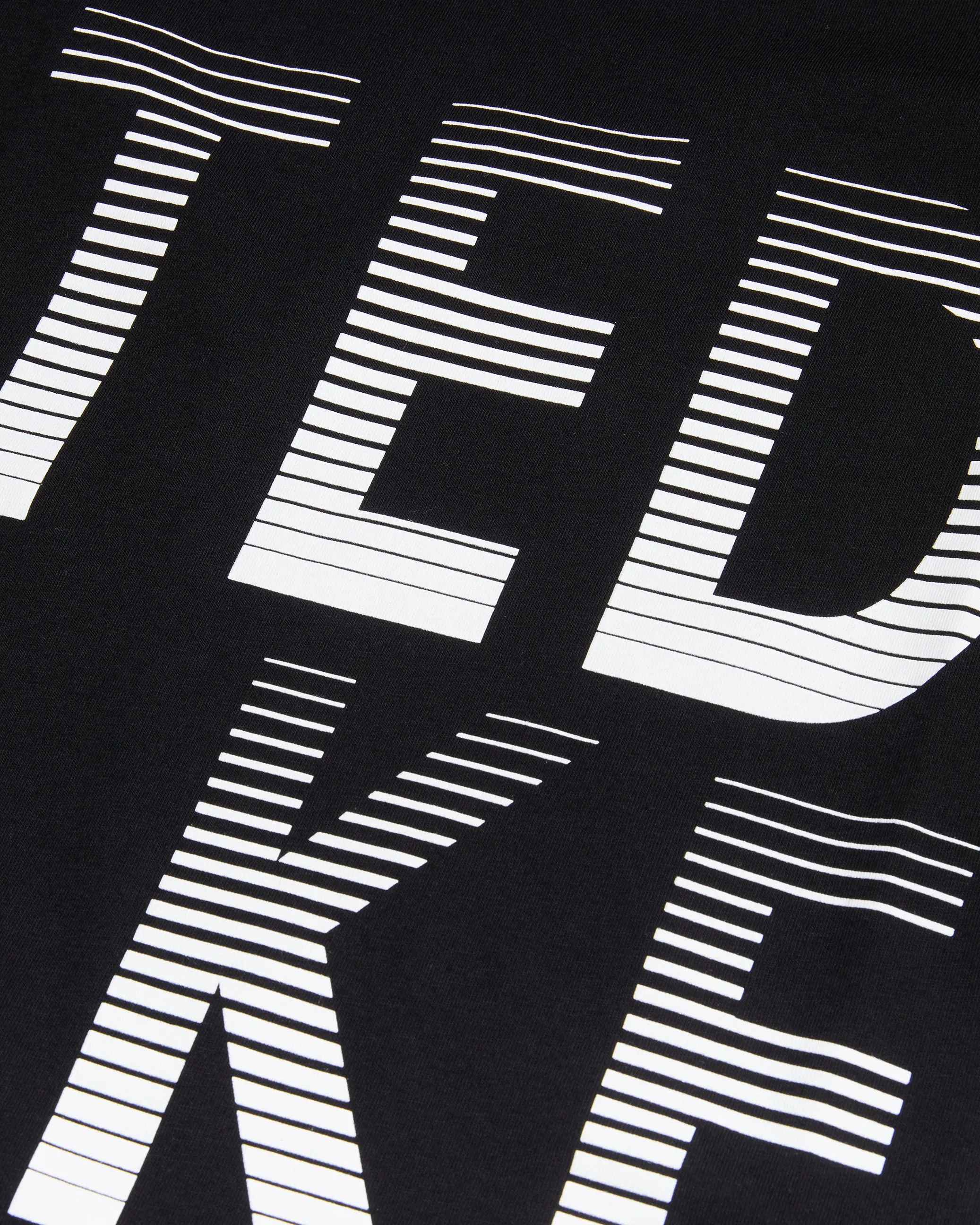Ranber Short Sleeve Regular Branded T-Shirt Black