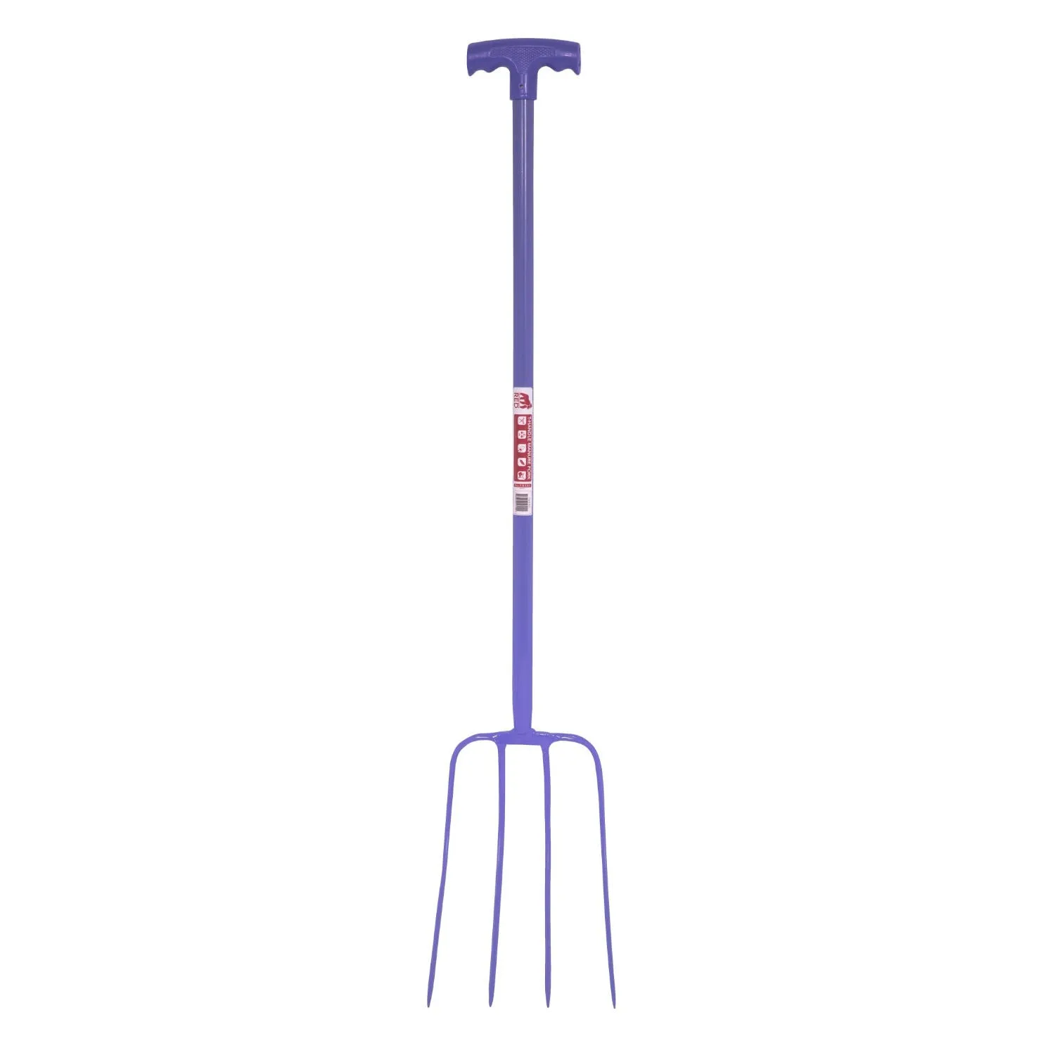 Red Gorilla 4-Prong T-Handle Manure Fork