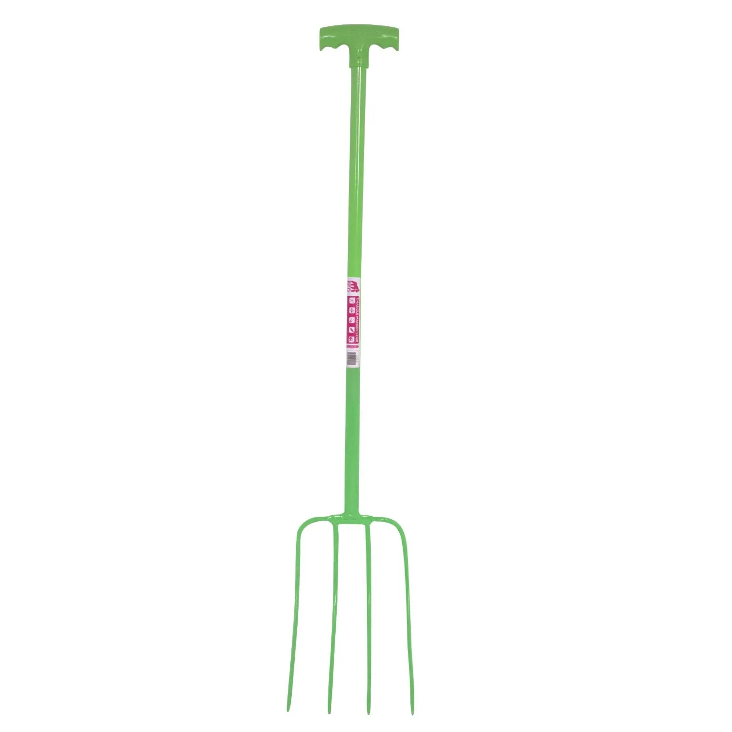 Red Gorilla 4-Prong T-Handle Manure Fork