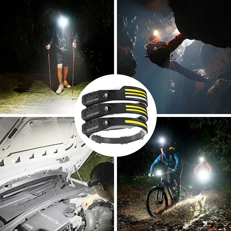 SavageBiz - Induction Headlamp with COB LED Sensor