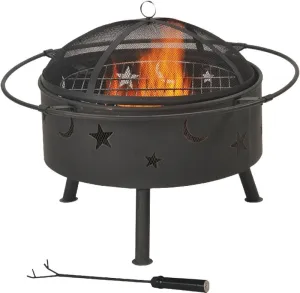 Seasonal Trends FT-112 Fire Pit, 32 in OAW, 32 in OAD, 23-1/2 in OAH, Round, Wood Ignition, 200 cu-in Heating :EA: QUANTITY: 1