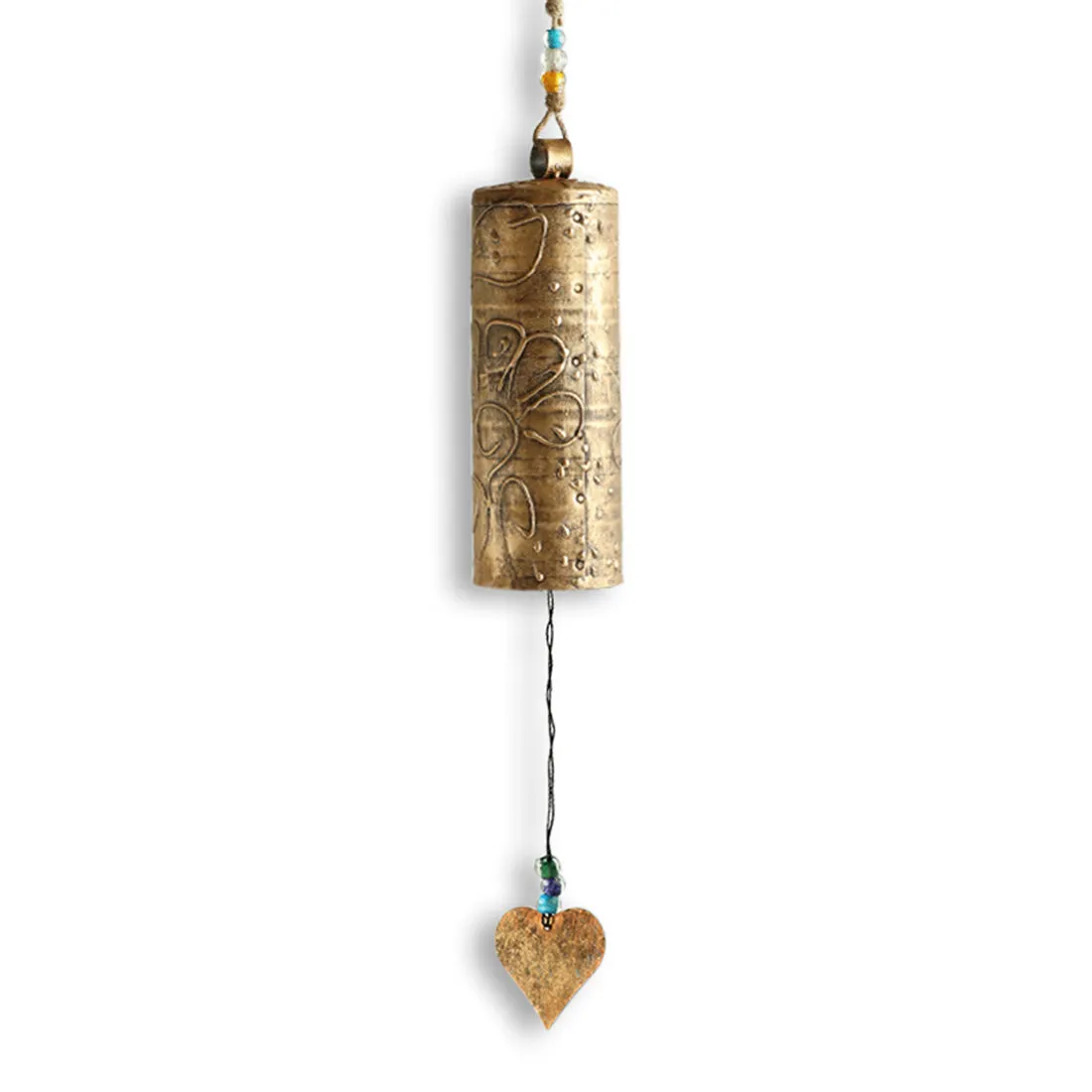 'Sonorous Ghantadi' Kutch Decorative Hanging Wind Chime (Golden)