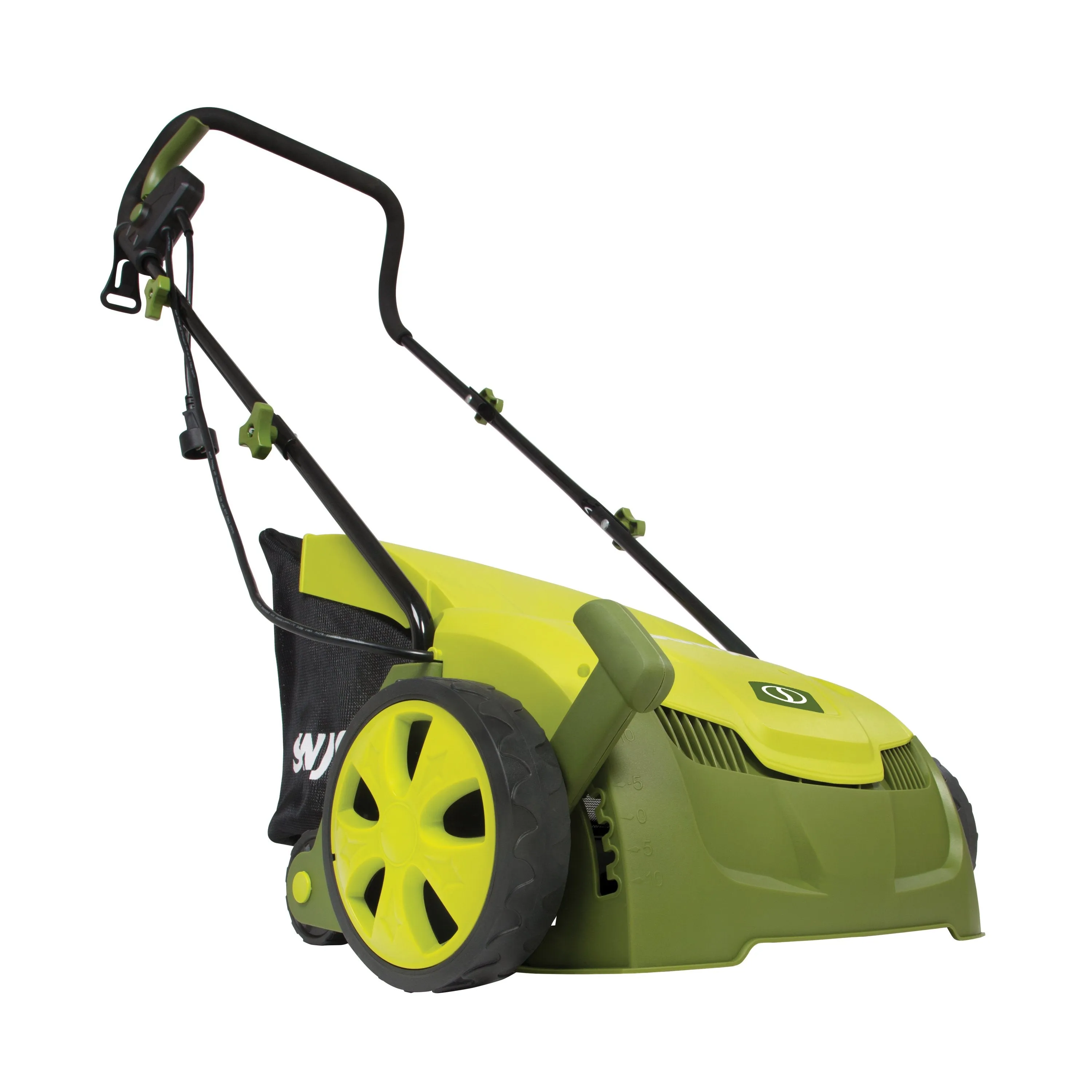 Sun Joe AJ801E-RM Electric Lawn Dethatcher w/ Collection Bag | 13 in. | 12 Amp | Scarifier (Certified Refurbished)