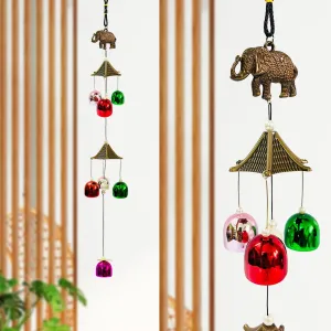 Zyozique ® Multicolor Wind Chimes for Home Decorations, Outside & Balcony Decorations Wind Chimes/Chimes for Home Balcony Garden Positive Energy (Pack of 1)